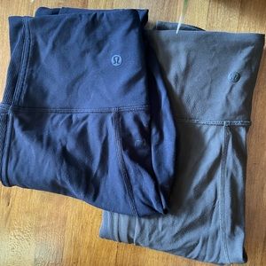 TWO! 29" LULULEMON PANELED WUNDER UNDERS